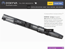 Tablet Screenshot of doxyva.com